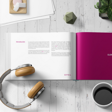 Manual de identidad corporativa Opal Machining