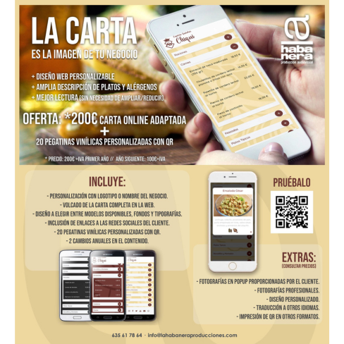 Carta en QR
