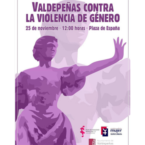Cartel contra la violencia de género